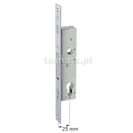 Zamek dodatkowy 25 mm do drzwi aluminiowych CISA 46210